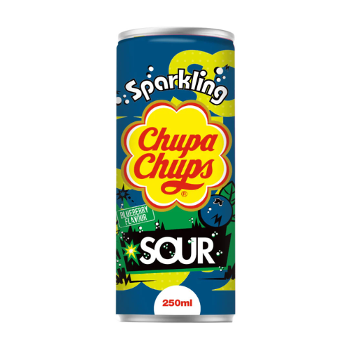 Chupa Chups Sparkling Sour Blueberry (Korea) 250mL